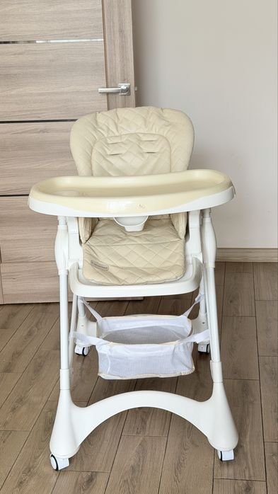 Стілець для годування carrello caramel, кормление.