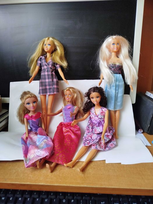 lalki barbie - 5 szt