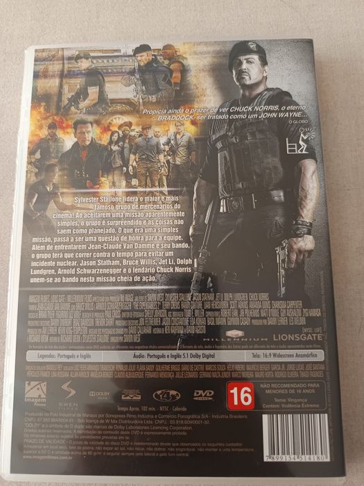 DVD mercenários 2