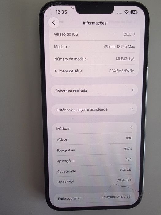 Iphone 13 pro max 256gb