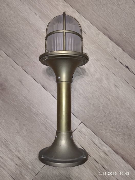 Lampa  mosiężna ogrodowa