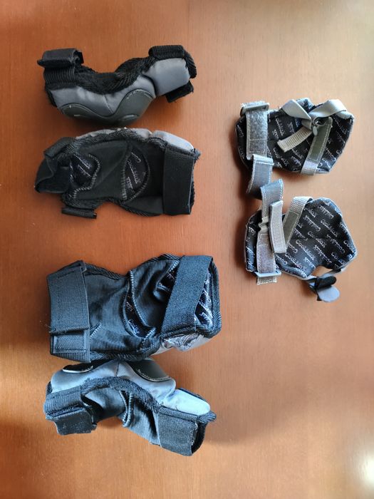 Proteções Criança Joelheiras, Cotoveleiras e Mãos para Patins, Skate,.
