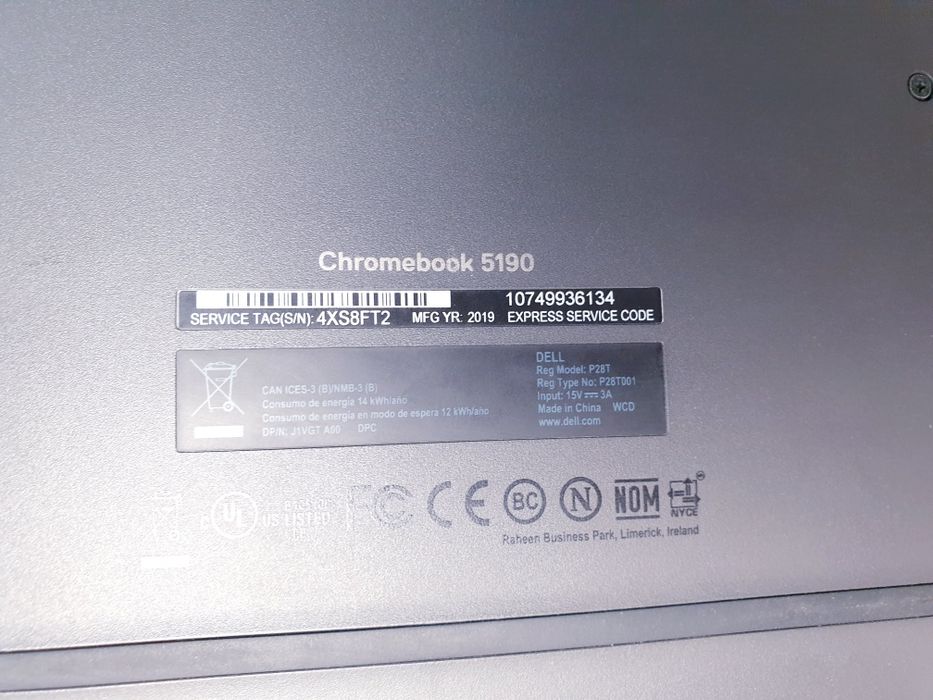 Ноутбук Dell хромбук