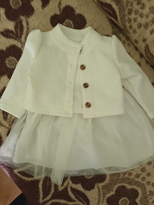 Sukienka i bolerko r. 62 chrzest