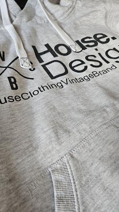 Bluza House szara z kapturem M