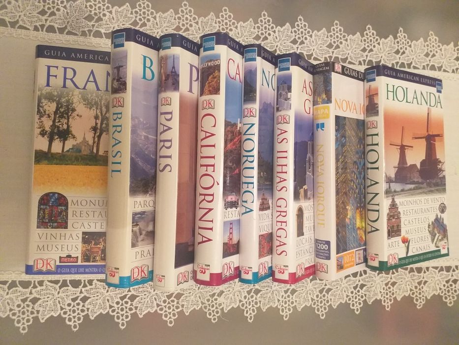 Guia american Exp;ILHASGREGAS;PARiS;Brasil.N.IORQUE;Califórnia.Noruega