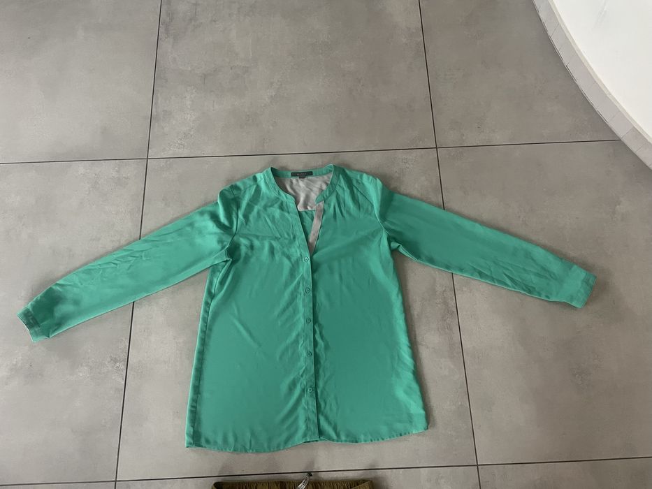 Elegancki komplet bluzka Esprit + spodnie roz. XL