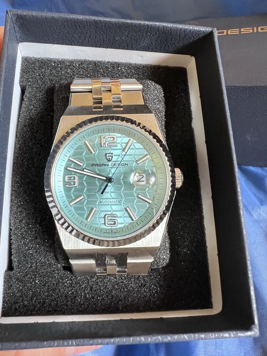Nowy Zegarek Pagani Design Tiffany blue niebieski męski
