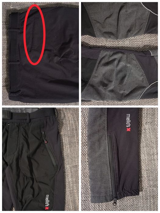 Чоловічі трекінгові похідні штани Mello'S Ripid Plus Softshell. S/M