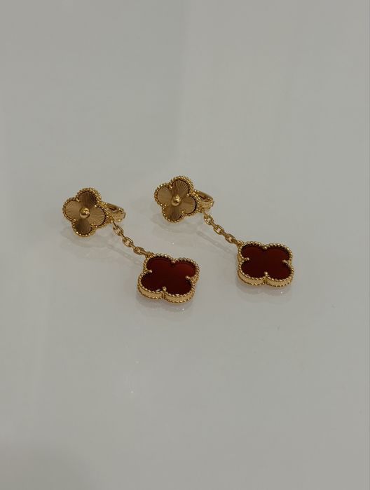 Сережки Van Cleef рожеві