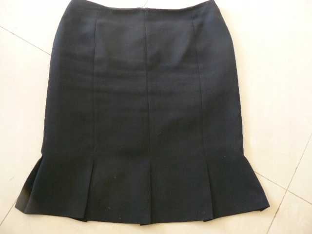 Bomag elegancka czarna spódnica ołówkowa 46 48 pas 88 cm dł. 60cm sexy