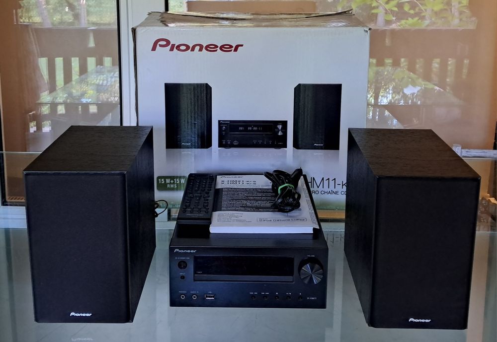 Wieża stereo Pionner X-HM11-K cały zestaw