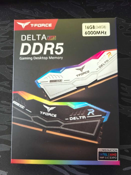 Team Group 16GB 2x8GB T-Force Delta RGB Black