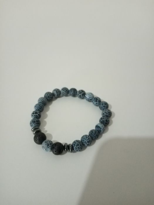 2 Pulseiras Pedra Vulcanica