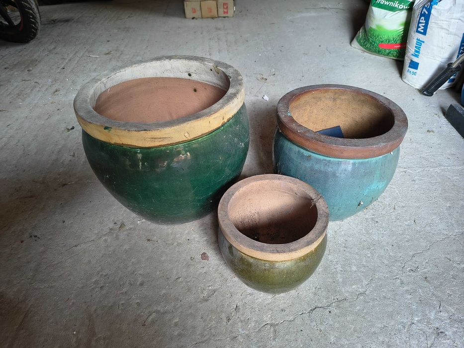 komplet 3 donic ceramicznych
