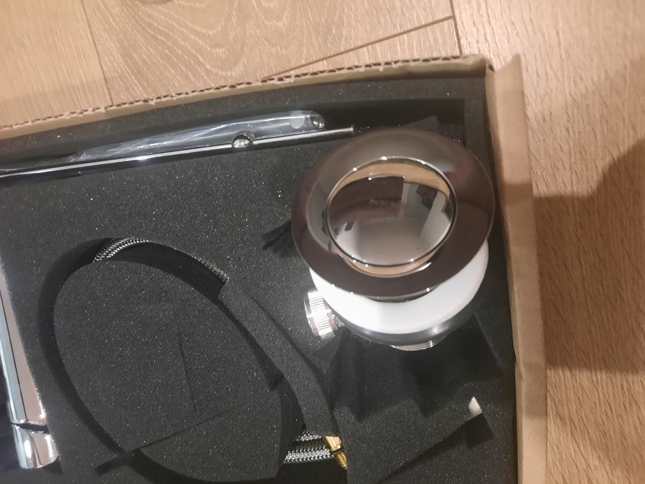 Torneira de bidé cromada Neve, série Lino NOVA