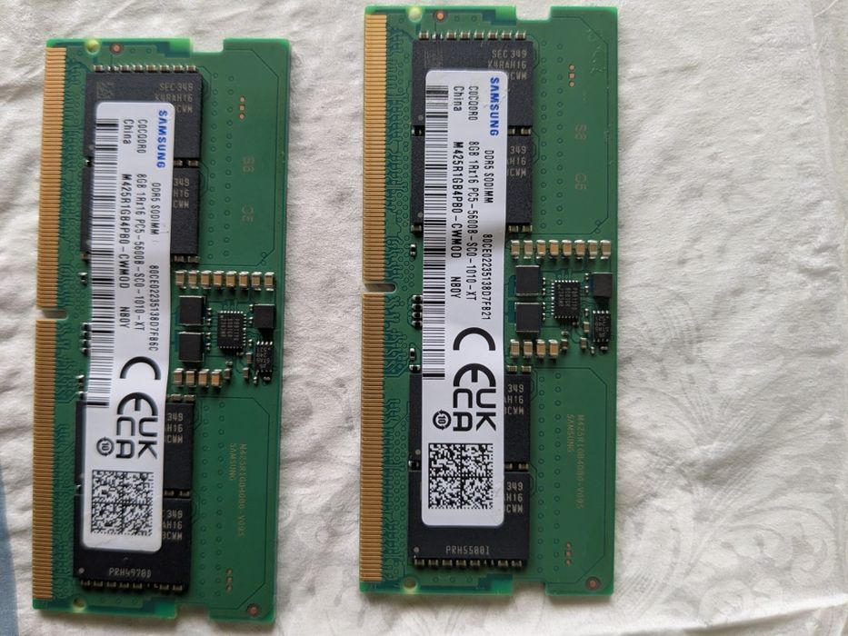 16gb Samsung M425R1GB4PB0-CWMOD DDR5 8gb x 2 4800MT/s / x4 Ch