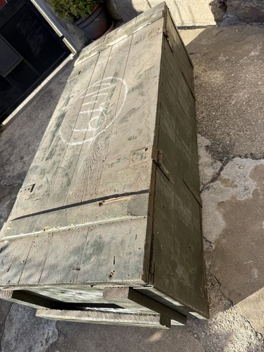 Caixa militar (bau / decoracao)