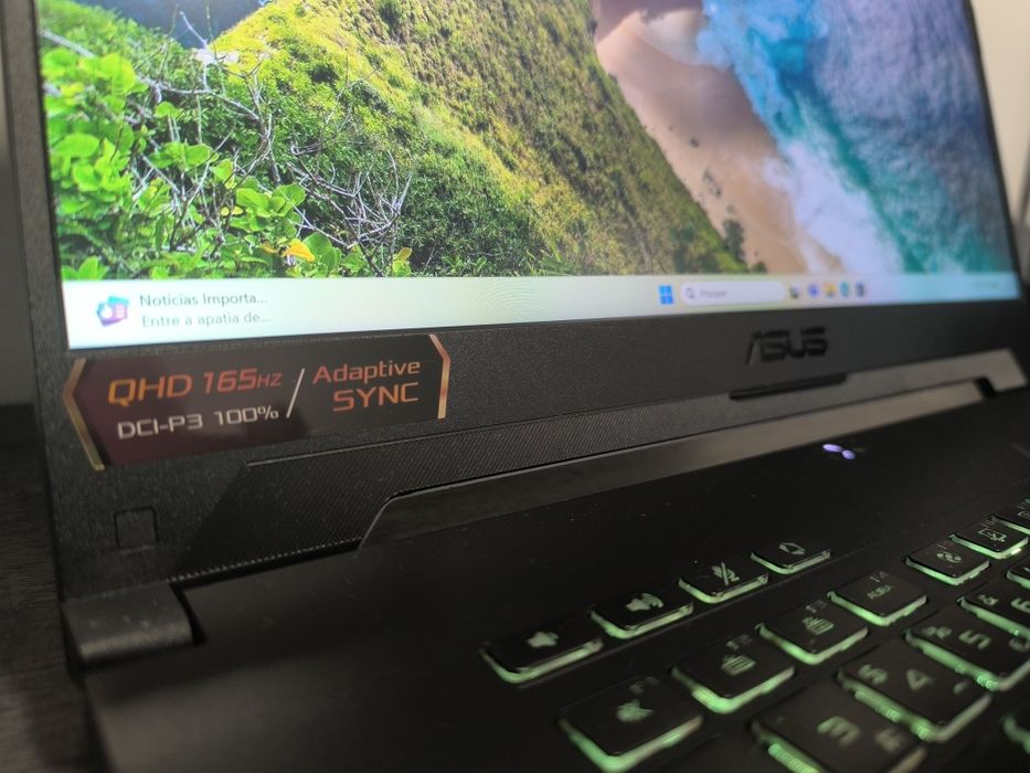 Asus TUF R7 3070RTX 32 RAM 1TB 3x Sem Juros