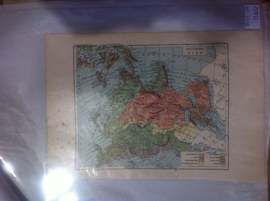 lote de 8 mapas Século XIX