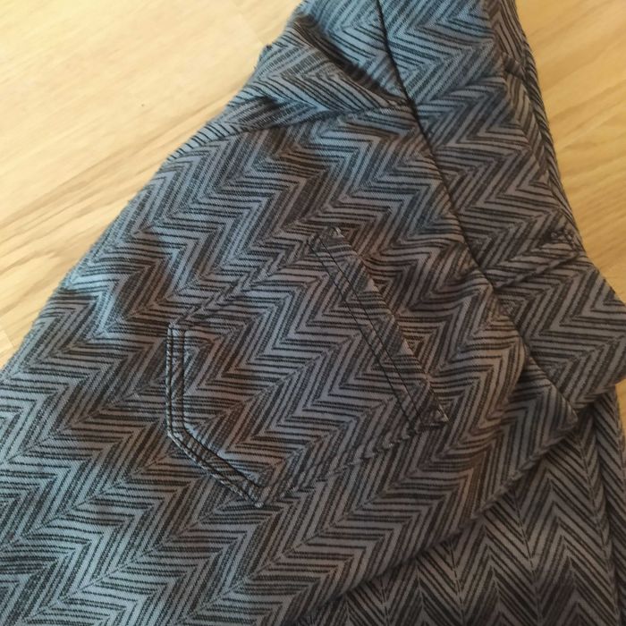 Spodnie szare na gumce legginsy 40 ocieplane