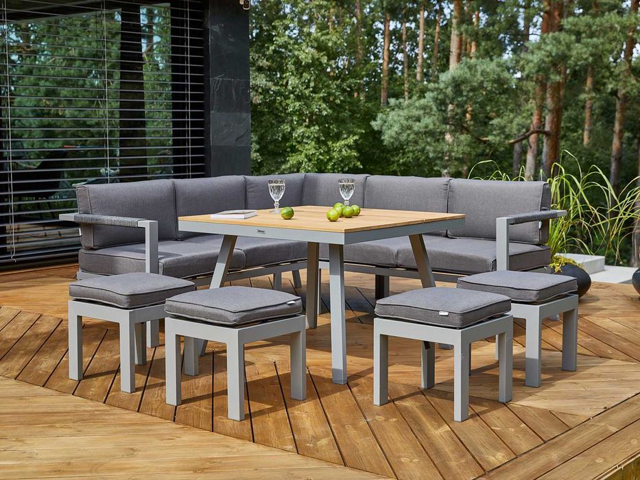 -60% Zestaw mebli ogrodowych ZUMM; GRADO II szary