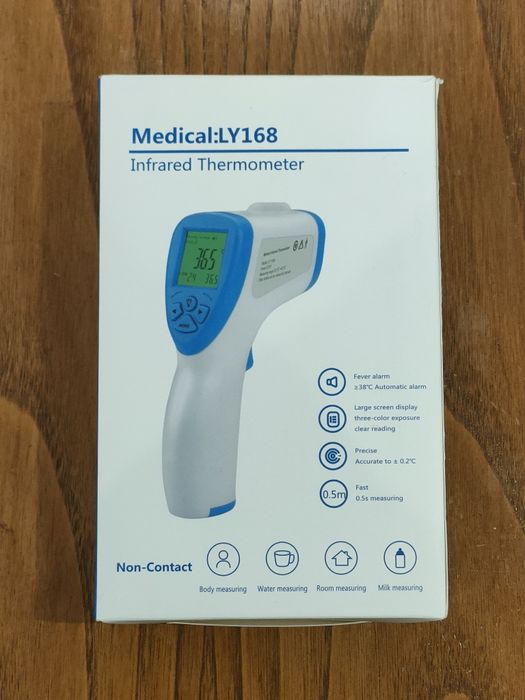 Termómetro de infravermelhos como novo