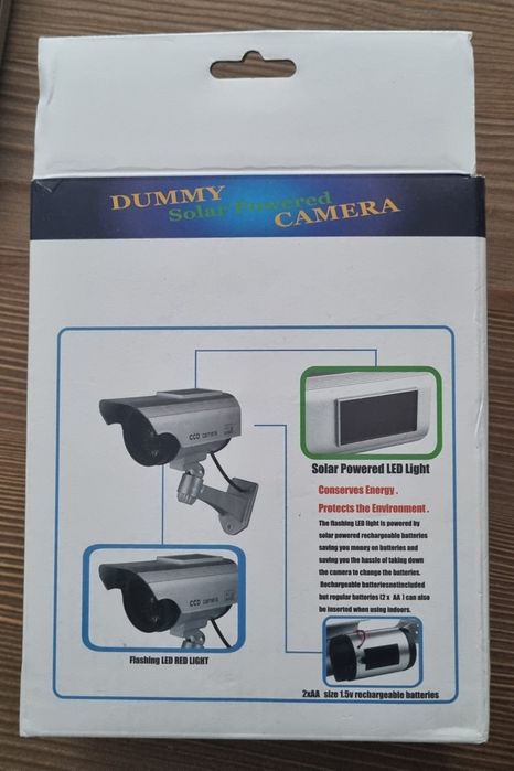 Kamera atrapa Solarteccred