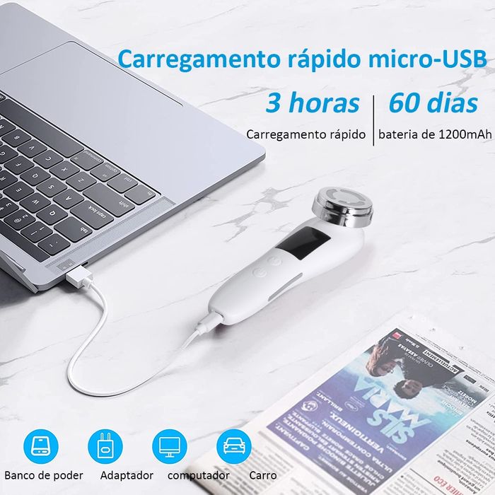 Massajador facial 5 em 1 Anti-envelhecimento/Lifting Facial SELADO