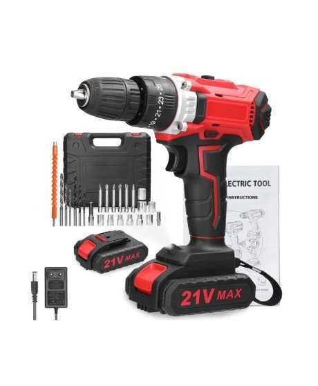 Aparafusadora/Berbequim sem fios, 25 níveis de torque - Goeik