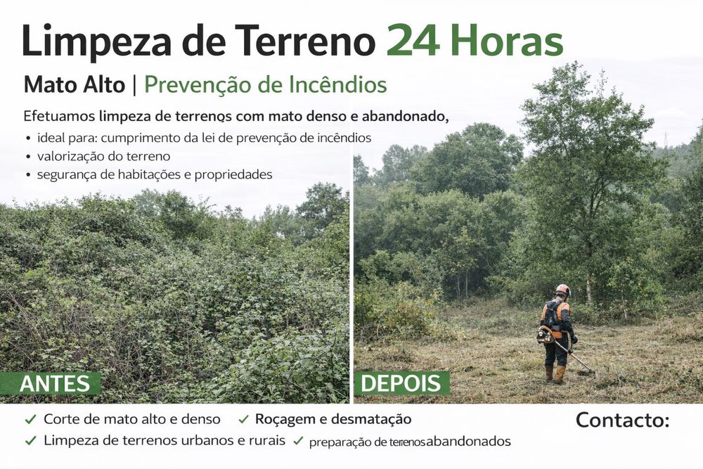 Limpeza terrenos