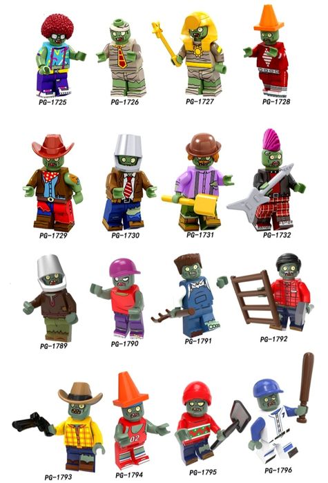 Фигурки Лего Among Us, DISNEY, СИМПСОНЫ, ZOMBIE, Животные, Кальмары