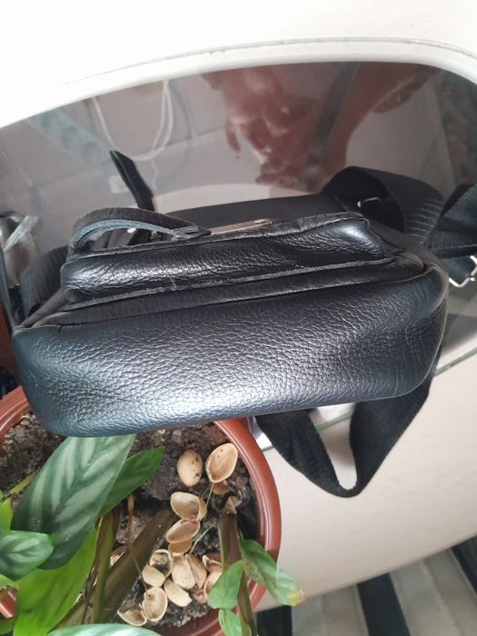 ФІрмова шкіряна барсетка через плечо