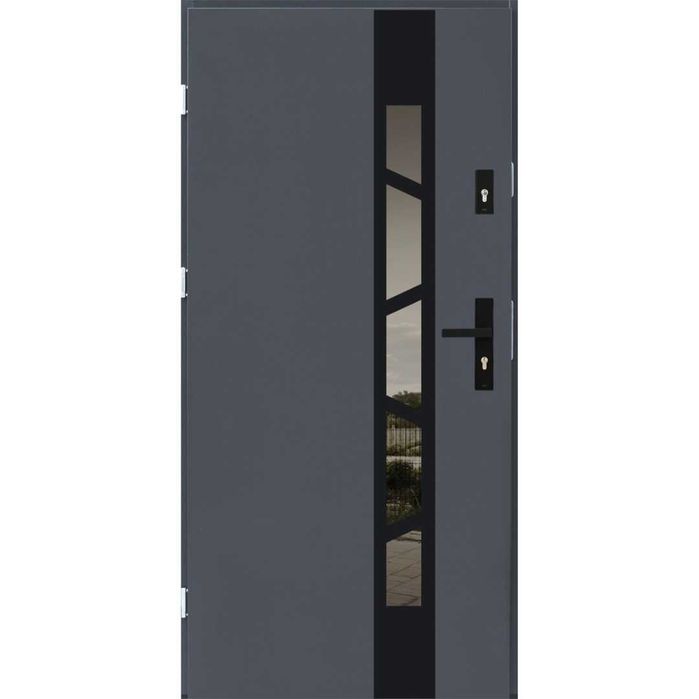 Drzwi zewnętrzne Arkus 68mm Orzech Black