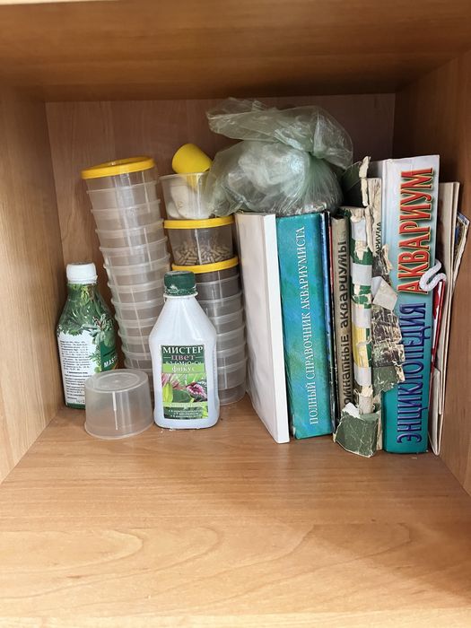 Аквариум 200 литров + декор, компресоор и прочее