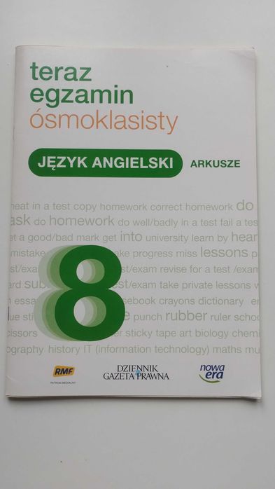 Teraz egzamin ósmoklasisty angielski arkusze testy repetytorium nowa era