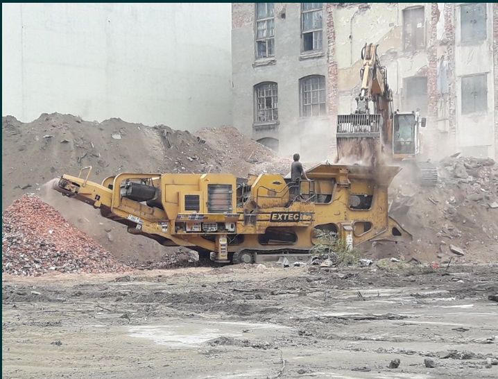 Rozbiórki, wyburzenia, kruszenie betonu, usługi sprzętem budowlanym