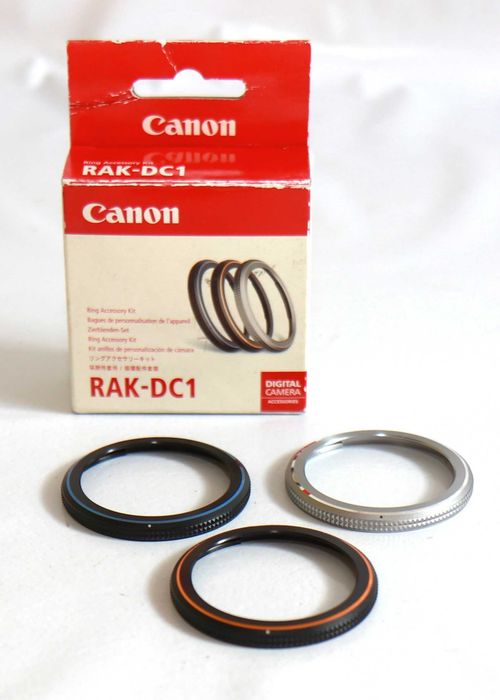 Kit completo de anéis estéticos para Canon G7 e G9