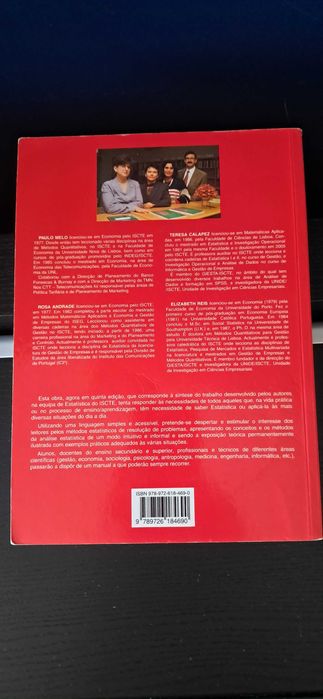 Pack Livros Estatística Aplicada Vol. 1 e Vol. 2 - Elizabeth Reis