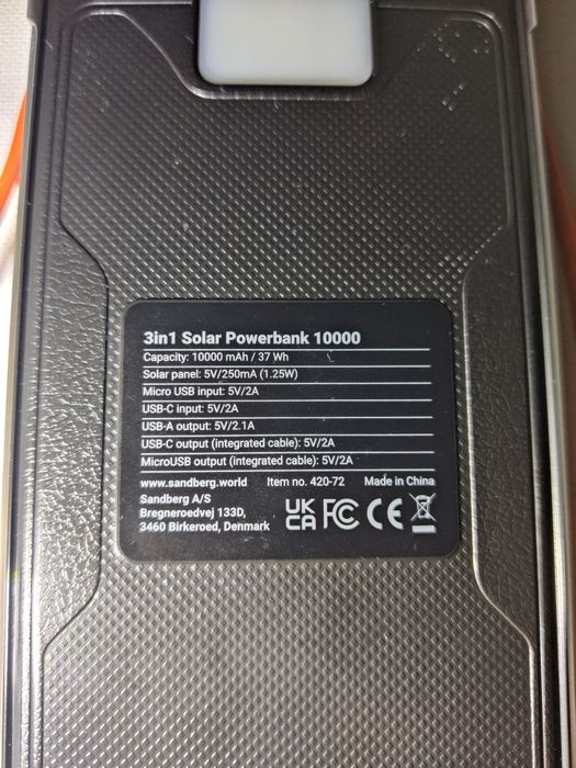 Павер банк (Powerbank) Sandberg 10000