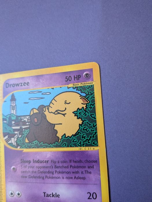 Karta Pokemon Drowzee 74a/147 Aquapolis 2002 Vintage WOTC E-Reader
