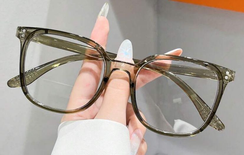 Oprawki damskie zielone butelkowe