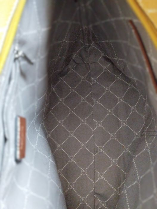 Nowa torebka ze skóry ekologicznej żółta firmy Tamaris