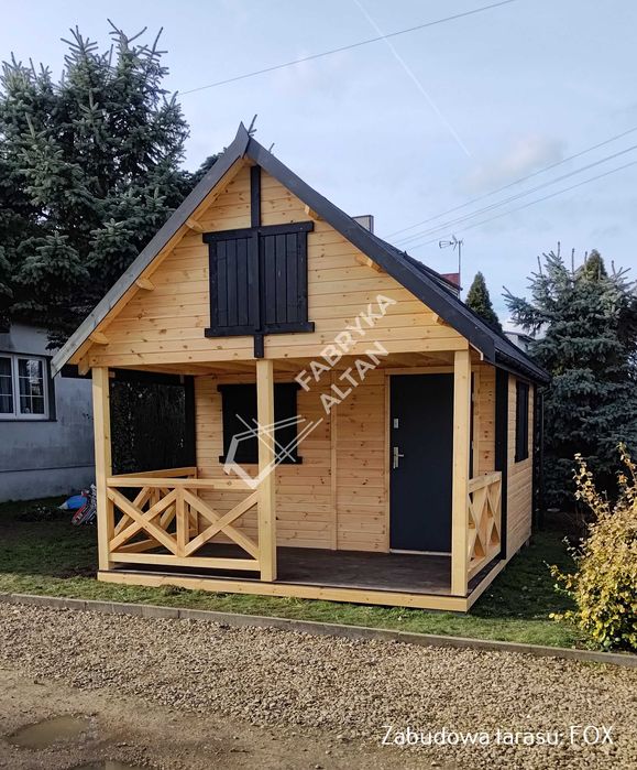 Domek drewniany, 4x5, letniskowy 5x4, domki, domek