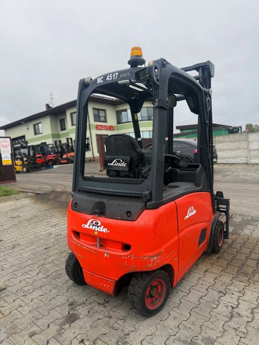 wózek widłowy elektryczny LINDE E20PH 3.80m przesuw pozycjoner 6600mtg