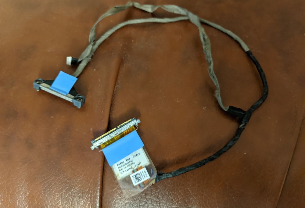 Шлейф матрицы EDP Alienware M17xR3 (rev1.0) DC02C001F00