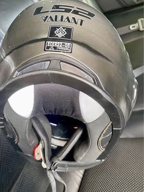 Capacete ls2 valiant titanium