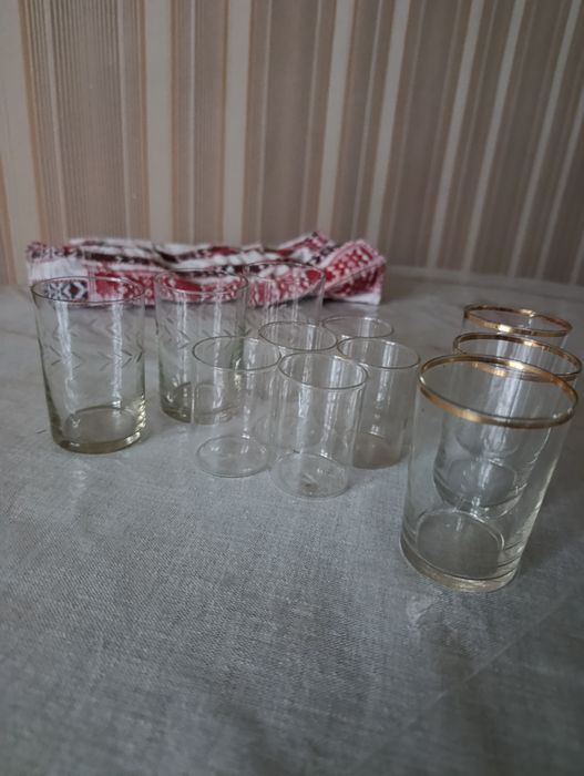 Продам: рюмки, стакани, полустаканчики