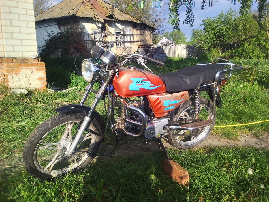 Мотоцикл альфа 72