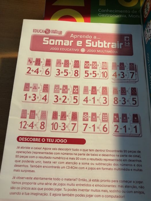 Jogo "Somar e subtrair"